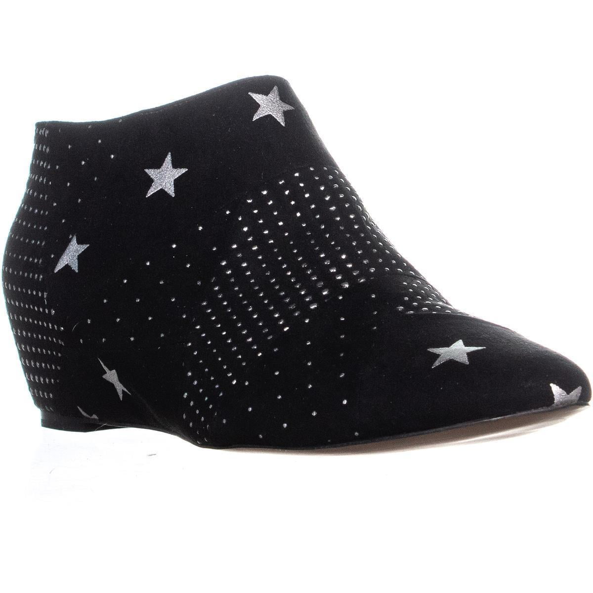 Womens Avec Les Filles Beatrice Hidden Wedge Ankle Boots Silver