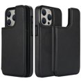 thumbnail image 5 of Allytech 2 in 1 Detachable Wallet Case for iPhone 13 Pro with Card Holder, [Large Capacity] PU Leather Magnetic Snap Kickstand Case Support Wireless Charging, Shockproof Anti-Drop Case, Black, 5 of 9