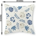 thumbnail image 6 of Fall Pillow Covers 18x18 Inch Set of 2 Light Blue White Pumpkin Maple Leaf Fall Decor Pillowcase Autumn Thanksgiving Decorations Outdoor Throw Pillow Covers Linen Cushion Case for Home Sofa, 6 of 6