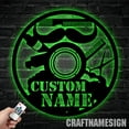 thumbnail image 3 of Craftnamesign Custom Barber Shop Metal Sign, Personalized Hair Stylist Name Sign, Barber Shop Decor, 3 of 5