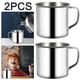 thumbnail image 1 of Tazas Acero Inoxidable 2 Uds. 200mL Térmica Metal para Té Y, 1 of 8