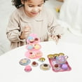 thumbnail image 2 of CIMAXIC kids toy 1 Set of Tea Set Toys Simulation Tea Set Prop Decorative Tea Set Cartoon Tin Tea Party Toy Set,9.45"X6.3"X0.59", 2 of 5