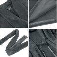 thumbnail image 4 of Women Plush Fleece Robe Long Warm Bathrobe Shawl Collar/Hood, 4 of 6
