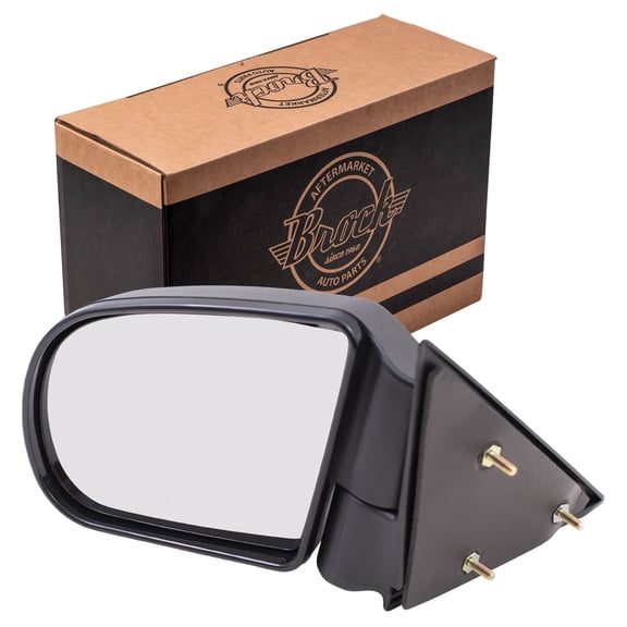 Brock Manual Mirror for 1999-2005 Blazer Below Eyeline Manual Fold Left 15193316 1998-2004 S10