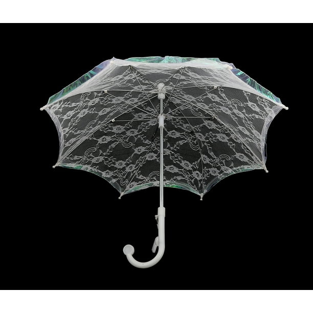 Mozlly Umbrella Girls White Lace Umbrella Walmart Com