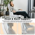 thumbnail image 5 of Waleaf Big and Tall Executive Office Chair with Flip-up Arms for Adult,Ergonomic High Back Adjustable Computer Desk chair, 5 of 9