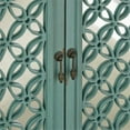 thumbnail image 7 of Pemberly Row Transitional 2-Door Wood Accent Cabinet in Turquoise, 7 of 7