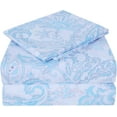 thumbnail image 1 of Floral Printed Sheet Set King Soft Microfiber Botanical Bed Sheets Extra Deep Pocket Pieces, 1 of 6
