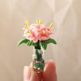 thumbnail image 4 of Joernso 1: 12 Scale Dollhouse Miniature Jasmine Flower Vase Realistic Glass Dried Flower Arrangement Pot Lifelike Potted Plant Decor, 4 of 8
