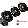 thumbnail image 2 of Afinador de guitarra WEGROWER recargable con clip en pantalla LCD a color, 2 of 6