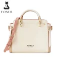 thumbnail image 2 of FOXER Bolso de mano elegante de cuero partido para mujer Bolso de hombro elegante para mujer Bolso cruzado de gran capacidad Bolsos de mensajero elegantes, 2 of 5