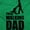 Irish Green, variant on Walking Dad Nerdy Zombie Movie Lover Mens Graphic T Shirt Tees Brisco Brands