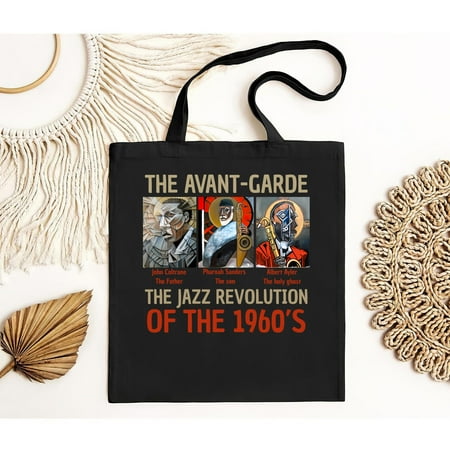 The Jazz Revolution of the 1960 s Bag Jazz Tote Bag The Avant-Garde CD Bag Old Music 60 s -TH28626