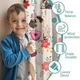 thumbnail image 3 of Blackout Kids Curtains,Dogs with Party Hats and Flowers Childrens Insulated Curtains Set Of 2,Bedroom Essentials,Toddler Room Decor 42x84in(106x213cm), 3 of 4