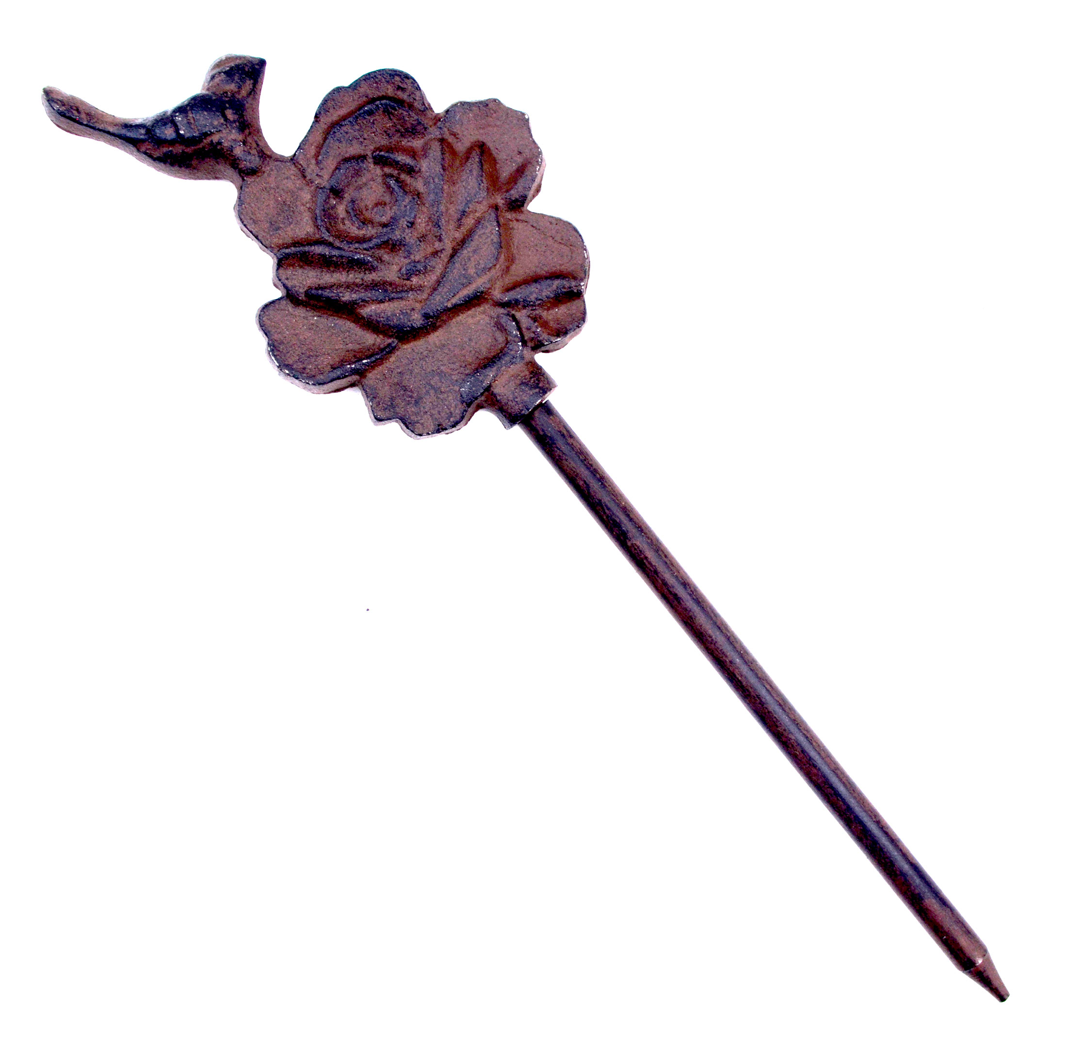 Cast Iron Garden Hose Guide Bird On Rose 12 5 Tall Walmart Cast Iron Garden Hose Guide Bird On Rose 12 5 Tall Walmart