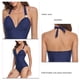 thumbnail image 5 of Traje de baño de cuello halter, traje de baño de una pieza para mujer, traje de baño sin espalda, traje de baño de una pieza, materiales ecológicos, 5 of 6