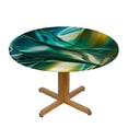 thumbnail image 3 of Acheng Round Tablecloth 0_3 (40) - Polyester Fiber, Machine Washable, Holiday Home Decor 42-46, 3 of 8