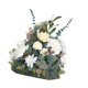 thumbnail image 4 of Bola de flores artificiales, arreglo de ramo, decoraciones de seda para bodas en casa champán, 4 of 8