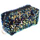 thumbnail image 1 of BRIGHTFUFU 1 bolsa de almacenamiento cuadrada con lentejuelas para mujer, neceser portátil de viaje para cosméticos, 1 of 7