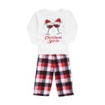 thumbnail image 4 of Qiylii Christmas Family Matching Sleepwear Nightwear,Printed Pattern Tops+Pants, 4 of 9