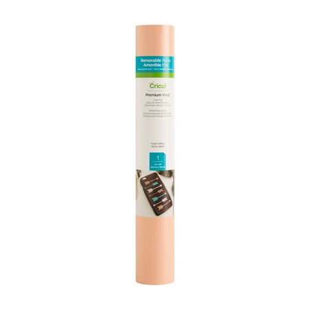 Cricut® Premium Vinyl™ – Removable, Peach Melba, 12" x 48"