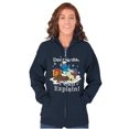 thumbnail image 3 of Brainy Smurf Dear Santa Christmas Zip Up Hoodie Men's Women's Brisco Brands S, 3 of 6