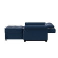 Serta Haiden Sofa Sleeper, Navy Blue Fabric