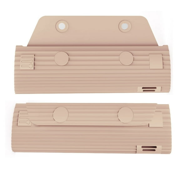 Necvior Travel Makeup Brush Case Makeup Brush Holder Silicone Cosmetic Bag for Vacation