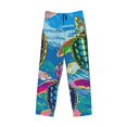 thumbnail image 4 of Junzan Men'S Pajama Pants Little Sea Turtles Sleepwear Pants Pj Bottoms Drawstring And Pockets, 4 of 9