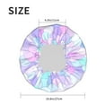 thumbnail image 6 of Kdxio Rainbow Scales Print Shower Cap for Women,Elastic and Reusable,Double Waterproof Layers Bathing Hat, 6 of 9