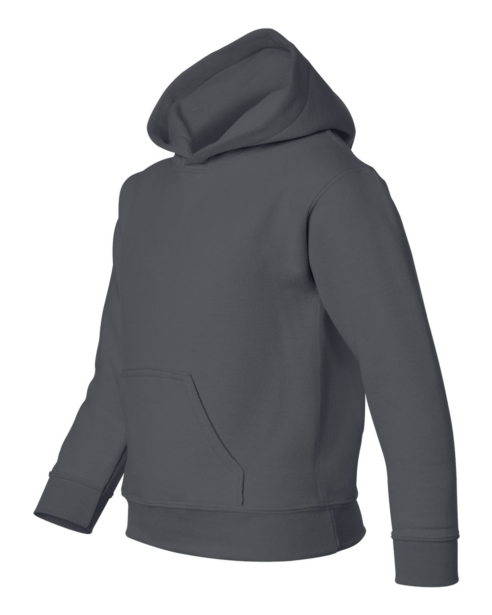 Heavy Blend Youth Hooded Sweatshirt, XS, Charcoal