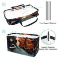 thumbnail image 4 of Mermaid Large Capacity Reusable Foldable Oxford Cloth Laundry Organizer with Picnic Baskets, Cube Organizer, and Laundry Basket, 4 of 7