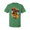 thumbnail image 2 of Wild Bobby, Golden Retriever Dog Portrait, Dog Lover, Men's Graphic Tees, Kelly, 3XL, 2 of 3