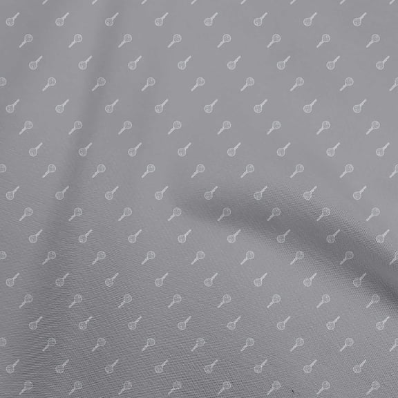 oneOone Cotton Poplin Twill Gray Fabric Minimal Retro Key Sewing Fabric By The Yard Printed Diy Clothing Sewing Supplies 56 Inch Wide