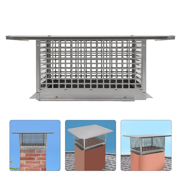 17" X 29" Stainless Steel Chimney Covers Outside Cap Fireplace Chimney Caps Flue Caps Stainless Chimney Cap