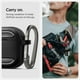 thumbnail image 4 of Funda protectora para AirPods 4 con mosquetón Spigen Rugged Armor, 4 of 7