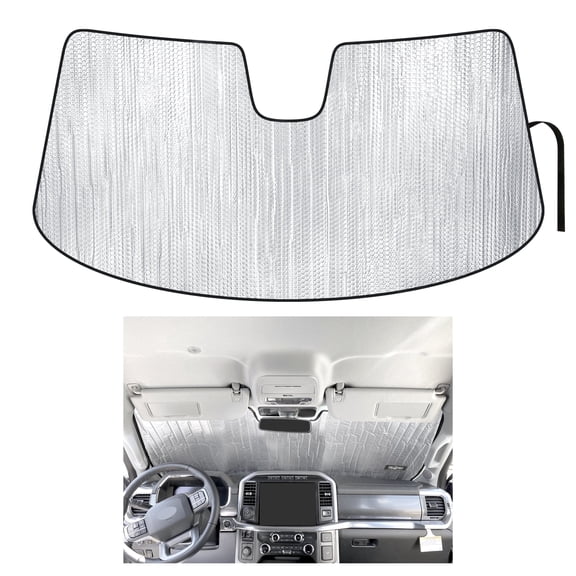 Front Windshield Sunshade for 2021-2026 Ford F-150 F150 Regular Cab, Super Cab, Super Crew Cab, Pickup Truck
