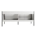 thumbnail image 6 of Fine Fixtures Oakville 72 in. W x 20 in. D x 33 in. H Bathroom Vanity in Mild Grey Oak with White Ceramic Sink - Black hardware, 6 of 8