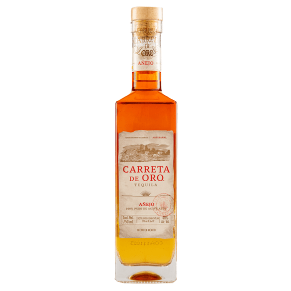 Tequila Carreta De Oro Añejo 750 ml Carreta de Oro Añejo