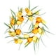 thumbnail image 4 of Guirnalda falsa Tulipán Colgador de puerta Decoración de flores de imitación Artificial para pared de banquete de boda, Amarillo claro, 30 CM Scienceny HA9035-05B, 4 of 6