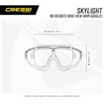thumbnail image 5 of Cressi Skylight, black/black, mirrored lens, 5 of 7