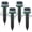Dark Green*4, variant on 8 Pack Mole Repellent Solar Powered, Ultrasonic Pest Repeller Outdoor for Lawns & Gardens, Chipmunk, Gopher, Snake Deterrent, Deer Repellent Devices, Weatherproof, Dark Green