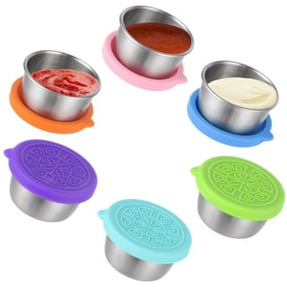 Biioistle sauce cups reusable portion condiment containers small