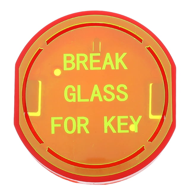 Emergency Wall Mounted Box for Doors and Windows Fire Safety Break Glass Multi-Functional Safe Lock Box for Hotel Office Home Store Keys and Important Items