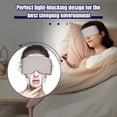 thumbnail image 3 of Seitruly Antifaz para dormir suave y cómodo de color gris claro, antifaz para dormir todas las noches para hombres y mujeres Cuidado de ojos, 3 of 6