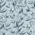 thumbnail image 3 of Grey Floral Wallpaper Peel-and-Stick - 25"W x 125"H, 3 of 3