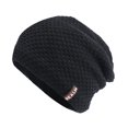 thumbnail image 2 of Holzkary Winter Hats for Men Women Fleece Lined Beanie Warm Cuffed Soft Knit Outdoor Skull Cap Knit Beanie Warm Thick Lined Hat Mens Winter Skull Cap Uni Beanie Cap Black One Size, 2 of 5