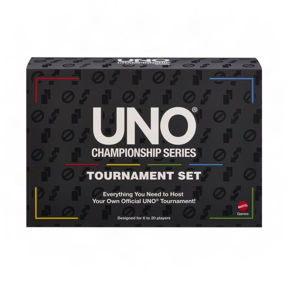 UNO Championship Series Tournament Set Card Game for Large Groups of 6 To 20 Players