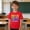 Red, variant on ATOGUTA 100 Days Of School Shirt Girl Short Sleeve T-Shirts Kids Crewneck Tops Cute Fashion Tees White, Size 3T-10