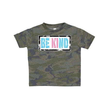 

Inktastic Be Kind Stencil in Trans Colors Gift Toddler Boy or Toddler Girl T-Shirt